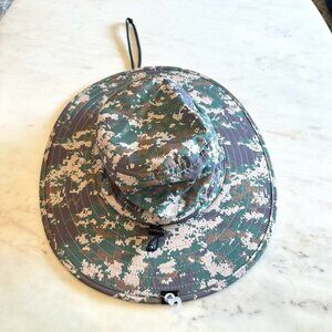 adidas Golf Men's Wide Brim Hat Camo Print Outdoors UPF Sun‎ Protection NWT S/M